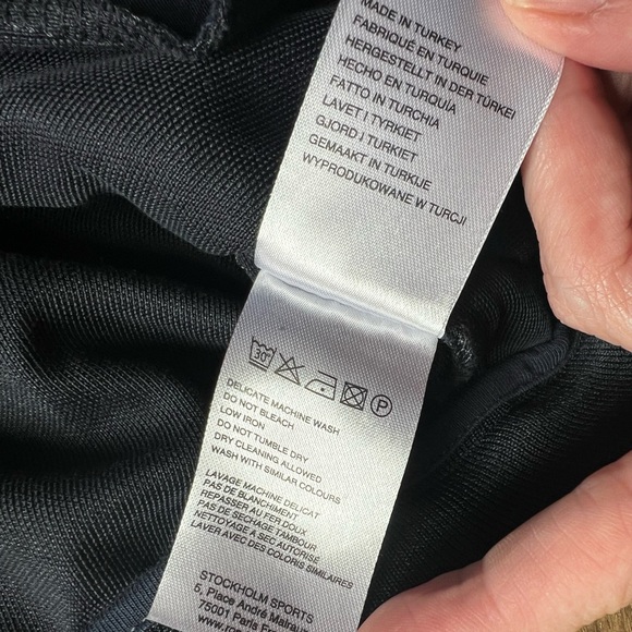 Ron Dorff navy tennis pants worth white piping size small excellect condition - Picture 7 of 12